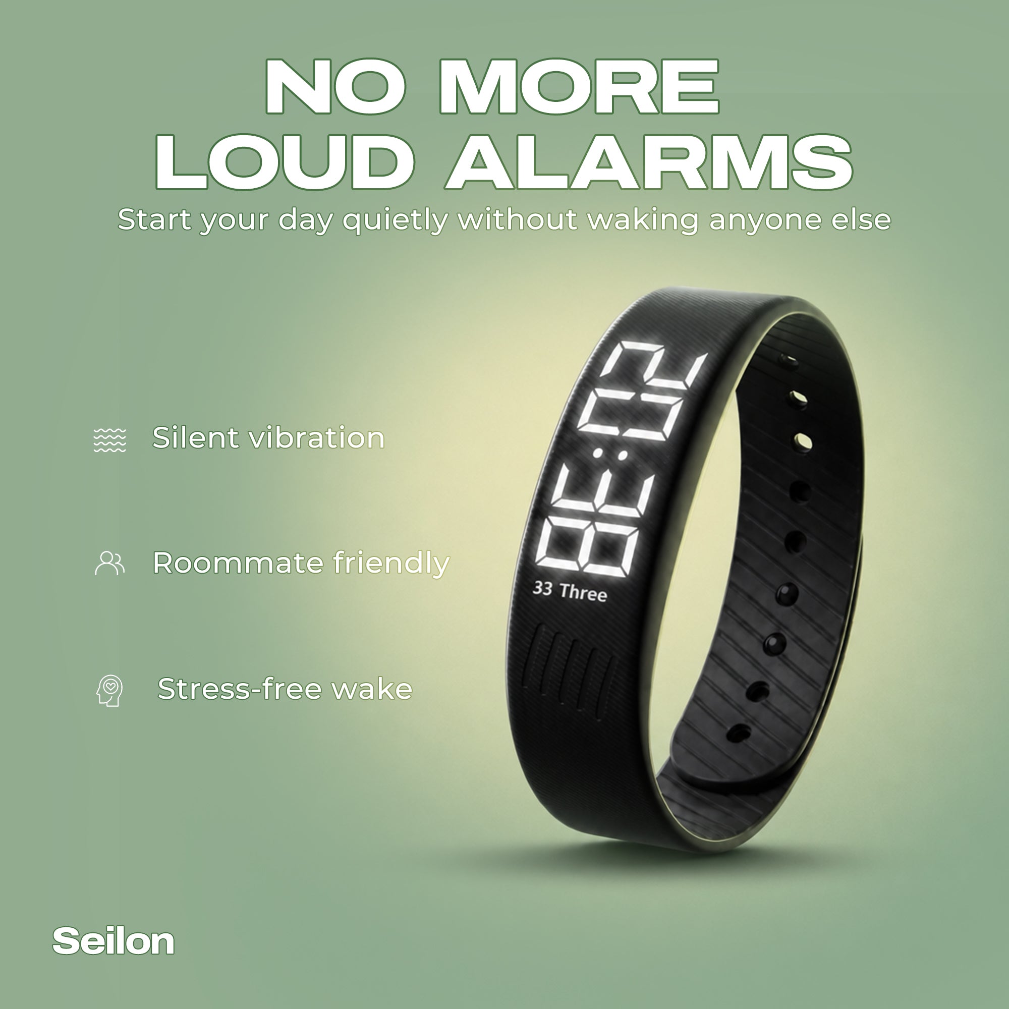 Vibrating Alarm Wristband